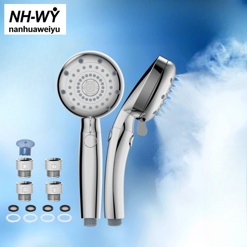 High Pressure Shower Head Handheld - Pommeau de Douche Micro-Bulles, Douche à