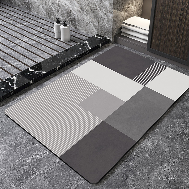 Tapis de bain en Diatomite géo - Quick Dry Diatomite Bath Mat avis et prix